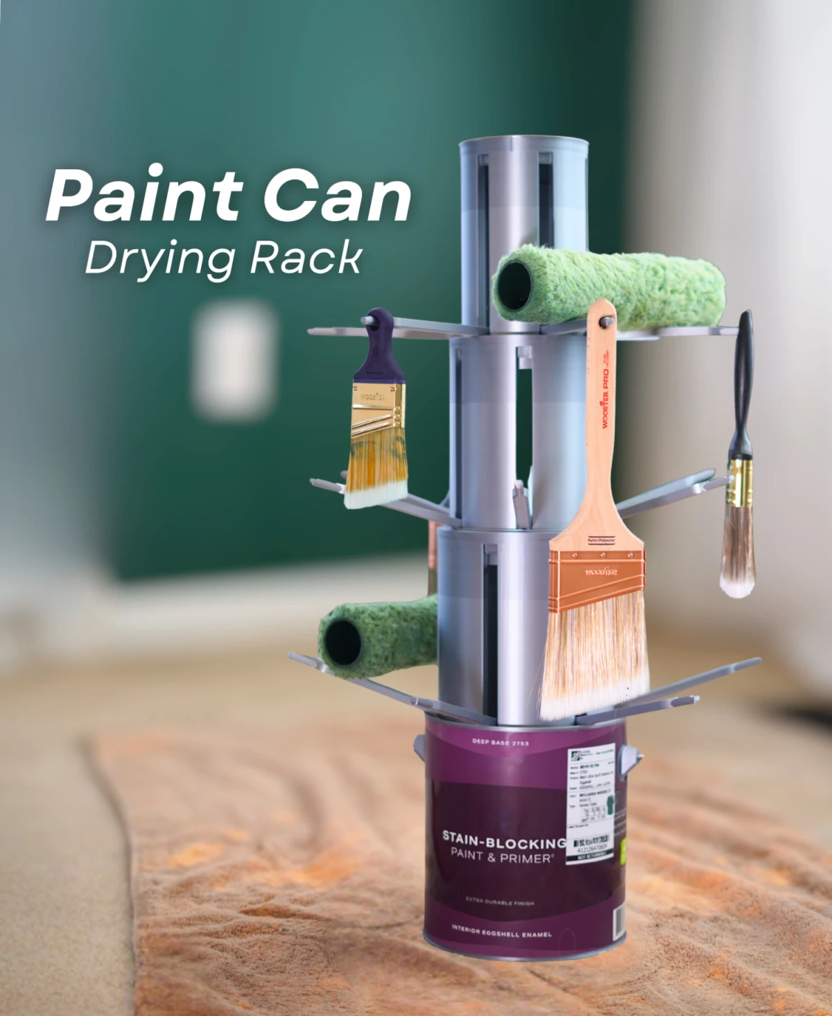 Paint Can Drying Rack