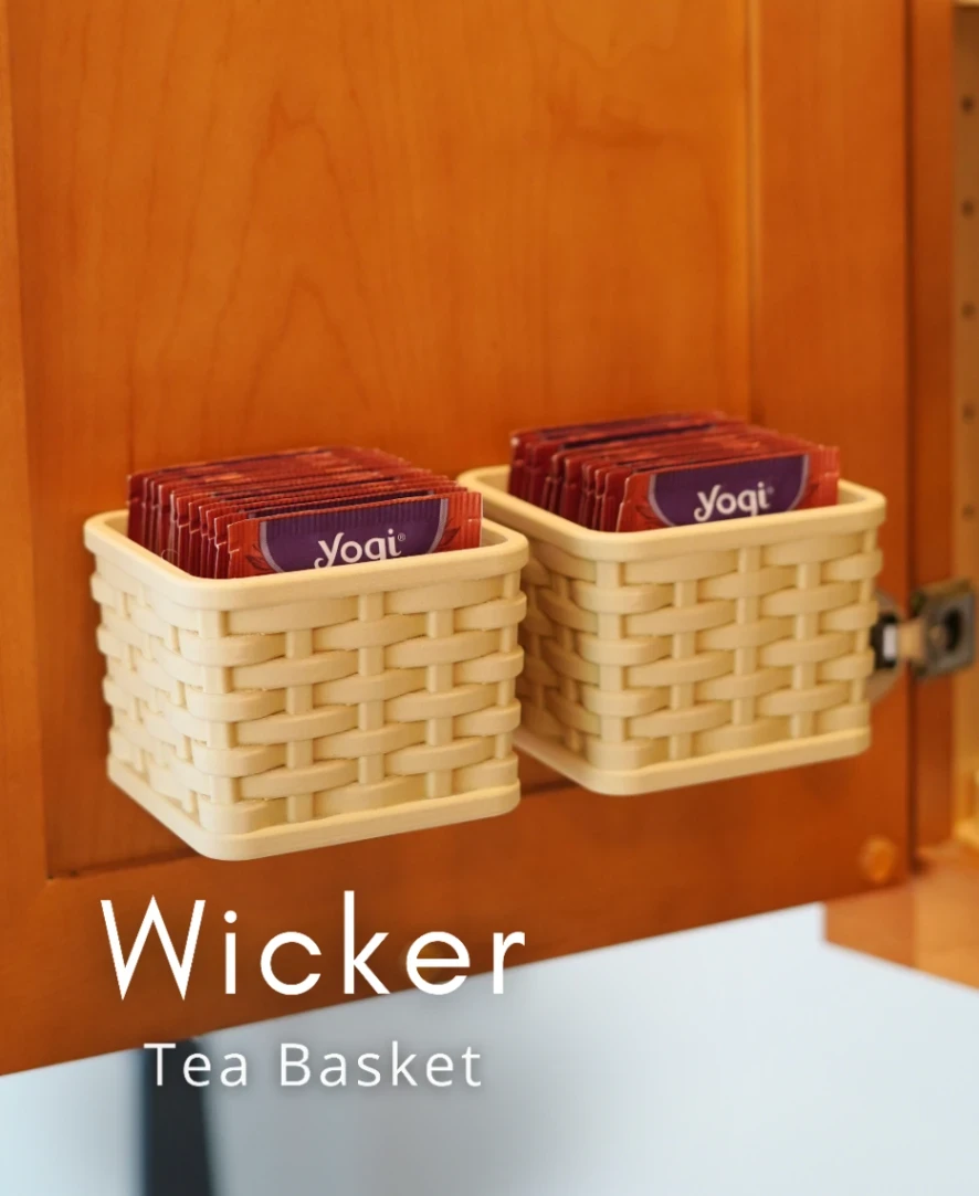 Wicker Tea Basket